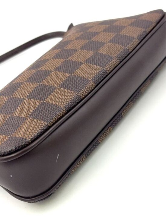 Louis Vuitton Navona Damier Ebene Leather Brown Handbag - Picture 5 of 12